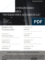 Estudio Financiero Inversiones Acuarios