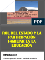 Rol Del Estado y La Familia en La Eduación