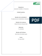 Actividad 1. Fundamentos de Contabilidad y Partida Doble