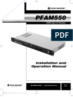 PFAM550: Installation and Operation Manual