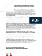 El Medio Fundamental de La Comunicación Humana Es El Lenguaje