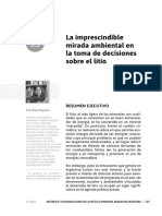 Marchegiani 2018-La Imprescindible Mirada Ambiental Sobre El Litio