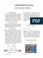 Estudio Resistividad Del Terreno