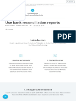 14use Bank Reconciliation Reports