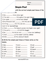 Simple Past Worksheets