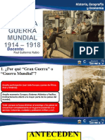 TemaN° 11 PRIMERA GUERRA MUNDIAL 1914 - 1918