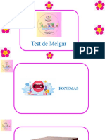 Test de Melgar Cuaderno de Estímulos