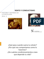 Conductismo y Condicionamiento