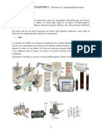 PARTIE N 3 CHAPITRE I Fonctions de L'Appareillage Electrique