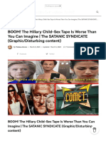 BOOM! The Hillary Child-Sex Tape Is Worse Than You Can Imagine - The SATANIC SYNDICATE (Graphic - Disturbing Content) - American Media Group