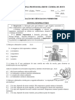 1 Avaliação de Ciências Do 4º Bimestre