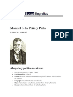 Manuel de La Peña y Peña: Abogado y Político Mexicano