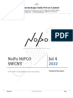 HiPCO Datasheet As-Produced