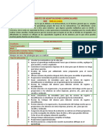 Adaptación Curricular Discalculia