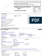 United States Securities and Exchange Commission Form D Notice of Exempt Offering of Securities