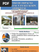 ESTUDIO DE IMPACTO AMBIENTAL y EVALUACIÓN AMBIENTAL