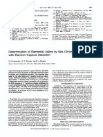 Iodine Determination by GC