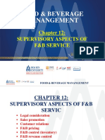 LESSON 5 - Supervisory Aspects of FB Service