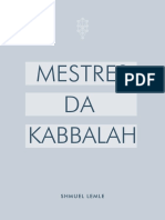 Livro Mestres Da Kabbalah Shmuel Lemle