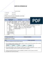 Sesion de Aprendizaje Del 2 de Mayo Al 5 Mayo