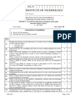 Waste Water Management (CIE 2254) RCS (Makeup)