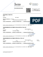 Proteina C Reativa: 0,1 MG/DL Valor de Referência: 0.5 MG/DL