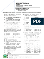 General Mathematics Quarter 2 Examination