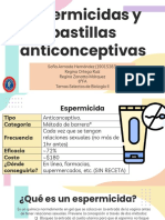 Espermicidas y Pastillas Anticonceptivas