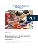 Proyecto Taller Manualidades Infantil