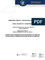 Ministerio Público - Fiscalía de La Nación: Bases, Requisitos Y Cronograma