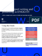 ENGG105 Guide To Report Writing and Presenting