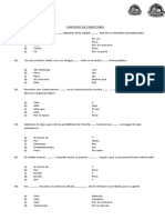 Ejercicios de Conectores