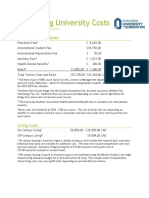 Estimating University Costs For Undergraduate International Students