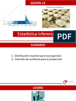 P - Sem03 - Ses12 - Prueba de Hipótesis para La Proporción