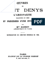 Denis L' Areopagite Oeuvres