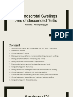 Inguinoscrotal Swellings and Undescended Testis