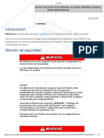 Procedimiento de Ajuste para Arandelas de Empuje de Transmisión Final en Ciertas Motoniveladoras 16M