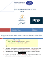 Cours JAVA 2 - Elmts de Programmation