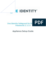 OneIdentitySafeguardforPrivilegedPasswords ApplianceSetupGuide En-Us