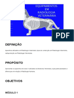 Equipamentos em Radiologia Veterinária