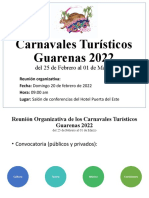 Presentación Carnavales Turísticos 