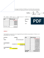 Evaluacion Financiera VAN TIR