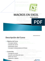 Macros VBA en Excel 2003 y 2007