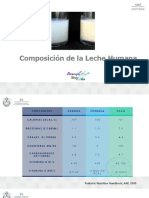 Composicion de La Leche Materna