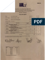 SZABIST Transcript