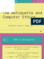 W3 Module 2 Lesson 4 The Netiquette and Computer Ethics