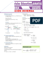 22 Función Inversa para Quinto Grado de Secundaria