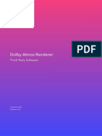 Dolby Atmos Renderer Third - Party Software