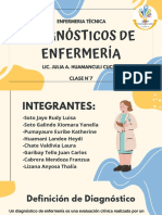 Diagnósticos de Enfermería