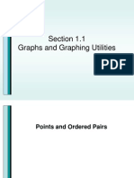 Section 1.1 Graphs and Graphing Utilities